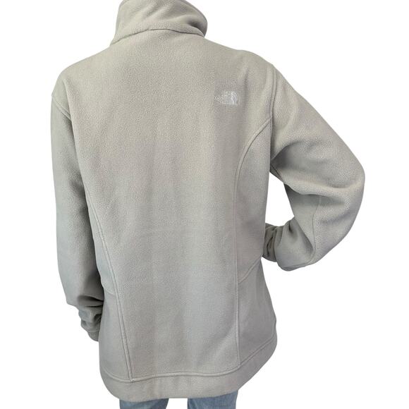 The North Face Fleece Jacket Gray Full Zip Women's Size XL - Picture 5 of 12
